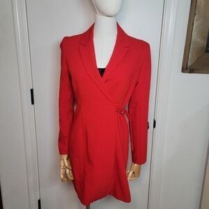 Abercrombie & Fitch Red Blazer Dress Size XS